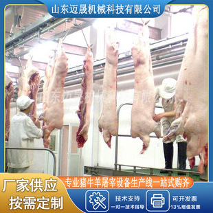 商用大型猪屠宰流水线设备 肥猪宰杀自动线 生猪屠宰机器设备厂家-阿里巴巴