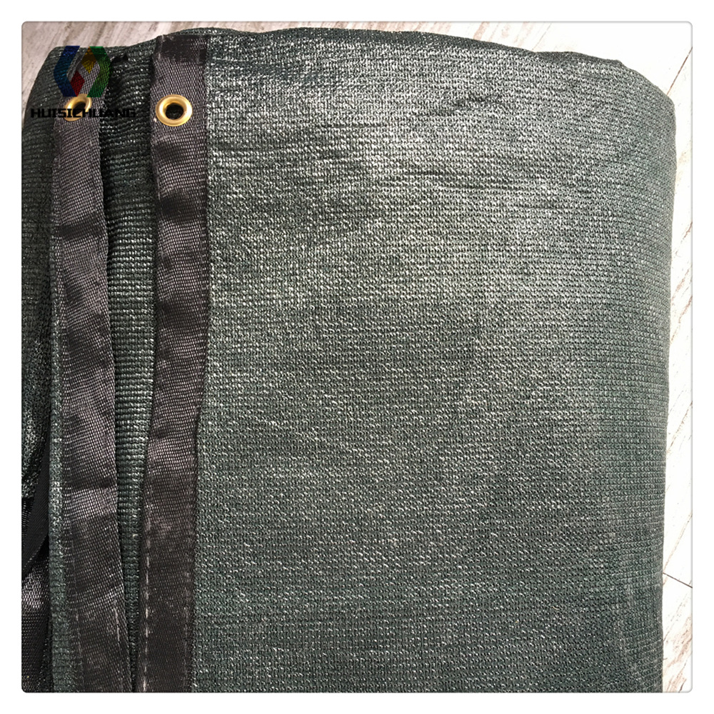 BSCI工厂墨绿色全扁丝围栏网 美国6针150gsm 私人安全隐私网