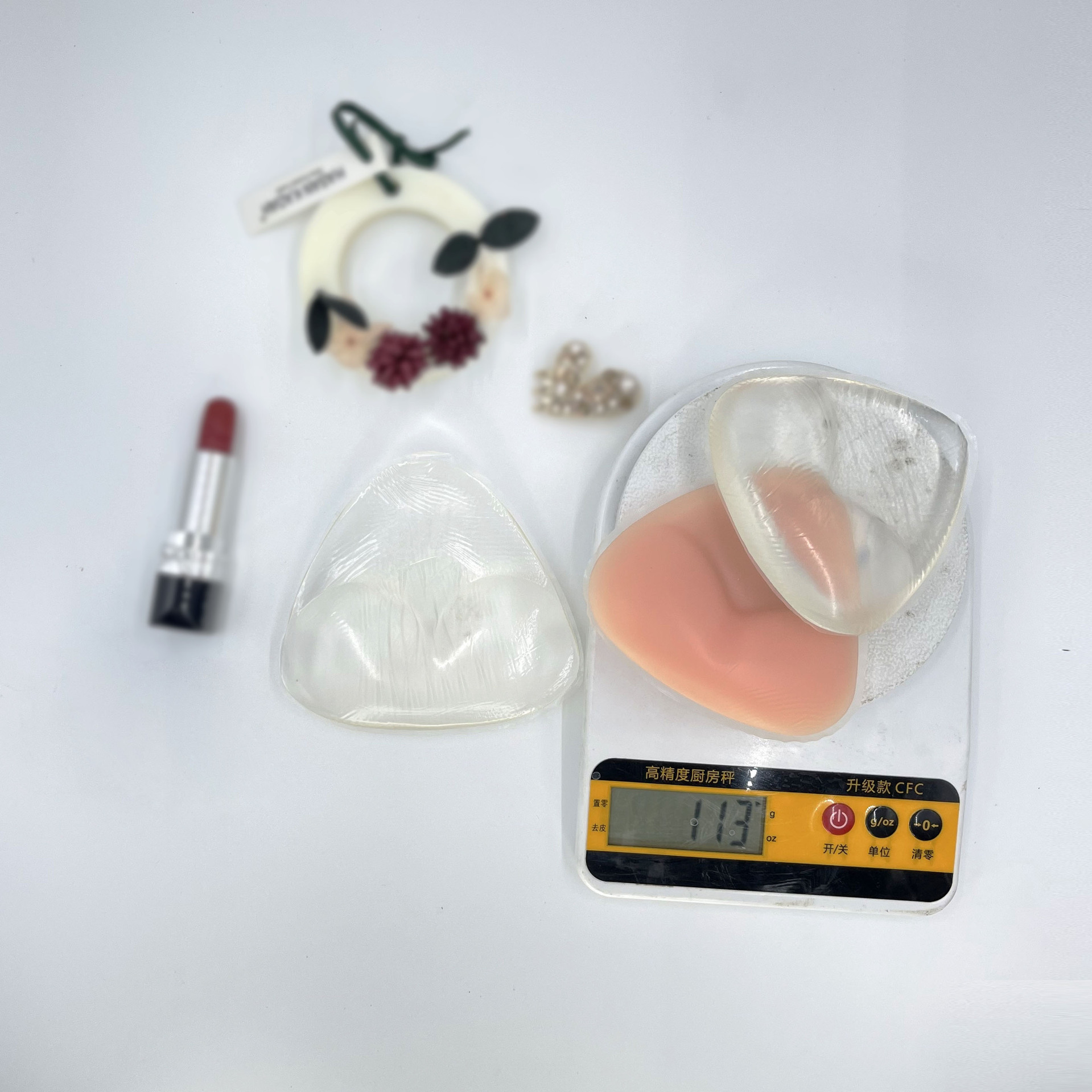 Breast pad manufacturers wholesale silicone breast pad inserts transparent triangle thickened invisible push-up fake breast pad underwear inserts