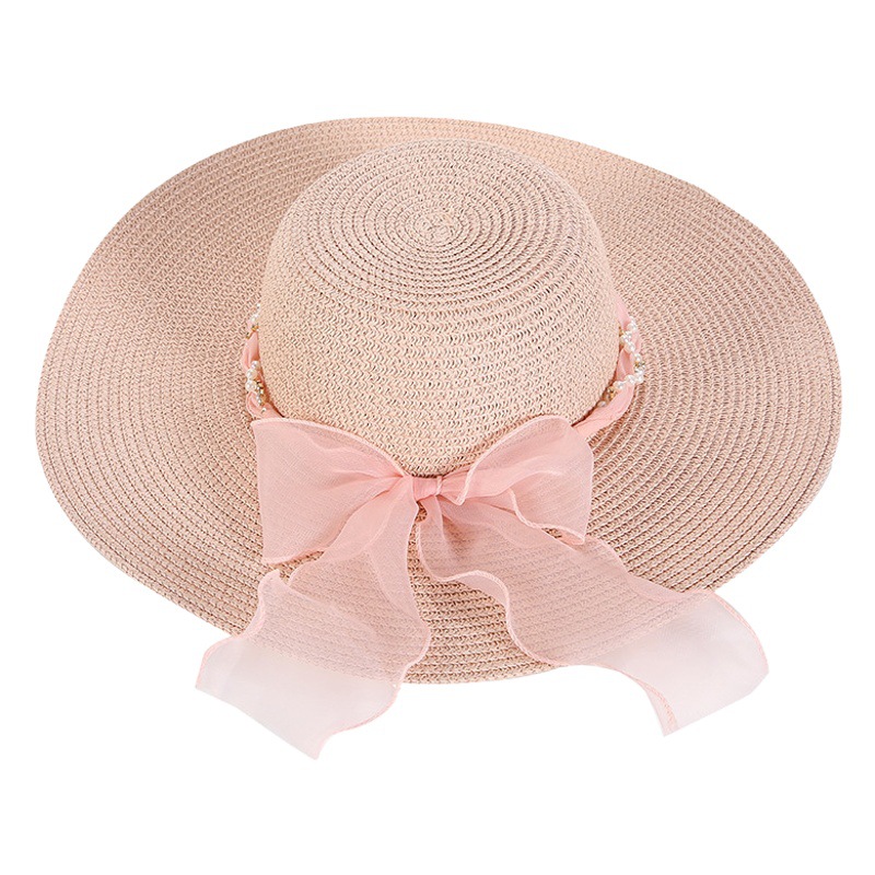 2023 sombrero de paja de borde grande sombrero de paja sombrero de sol protección solar sombrero de paja sombrero de papel sombrero de playa de borde grande