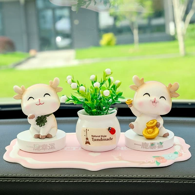 Decoration Supplies, Car ornaments - rich-lucky-lucky-fruit-pink-flower-pad