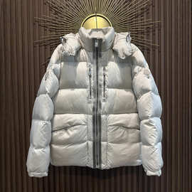 蒙家羽绒服秋冬季新款M家羽绒服女灰色宋茜同款潮保暖面包服