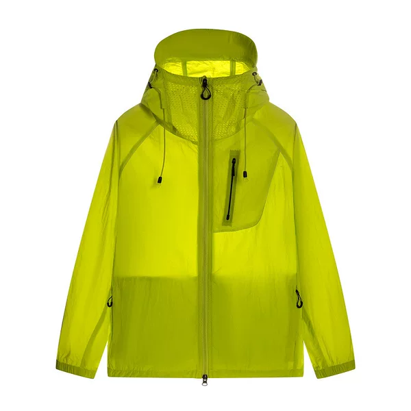 New ammonia ice silk sunscreen clothing for men and women couples summer skin clothing hooded sunscreen clothing customers cross-border wholesale group purchase