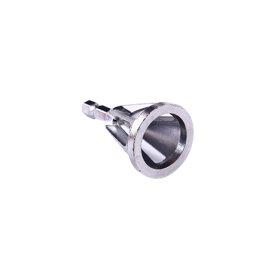 Cross-border new type external chamfering tool high-speed steel deburring three-edged triangular handle hexagonal handle gold black drill bit