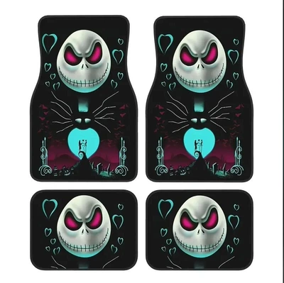 Temu's Best-Selling Halloween Car Floor Mats, High-End Four-Piece Set, Universal Special-Purpose Mats, Cross-Border Dropshipping Foot Mats (Ayaqaltılar (Kovriklər)) - 3344cm-two-piece-pack-1-70-color-1