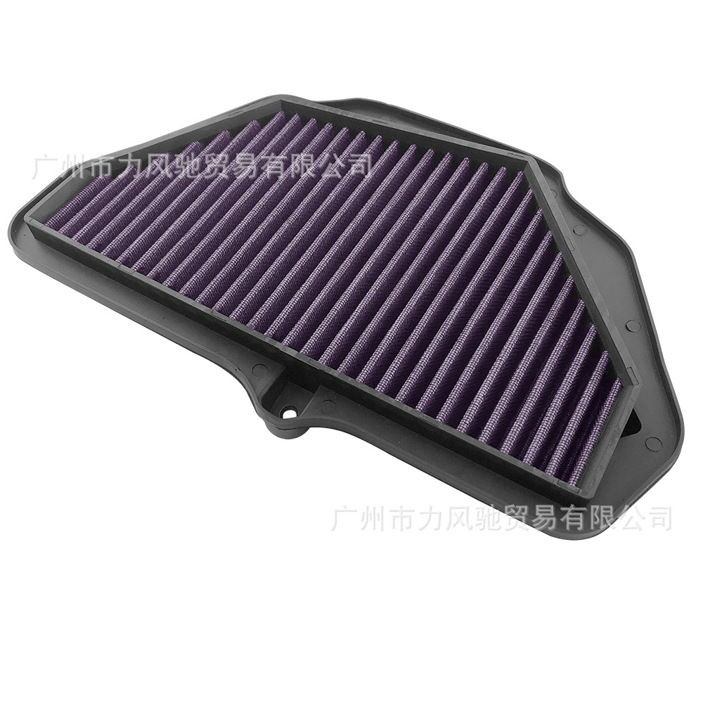 Adecuado para Kawasaki ZX10R ZX1000 ZX-10R 16 - 17 años de filtro de aire de alto flujo filtro de aire