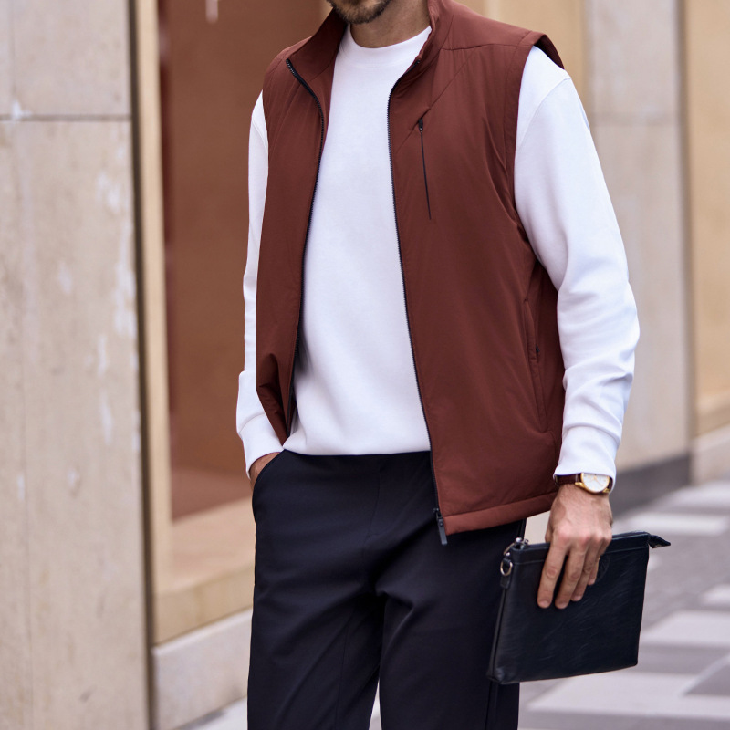 Pre-Sale Luxury Cotton Vest for Men, Spring Wear, Business Casual, Golf Vest
