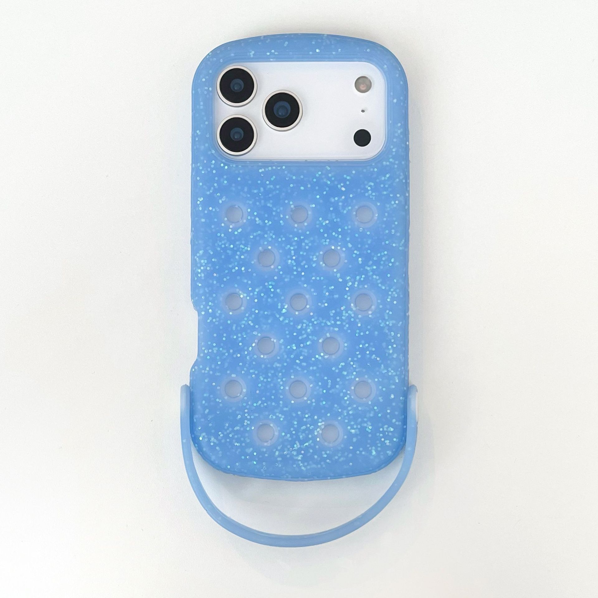 Aplicable para iPhone17ProMax zapatillas agujero agujero estuche de teléfono celular disipación de calor silicona protector a prueba de caídas Apple 17Pro