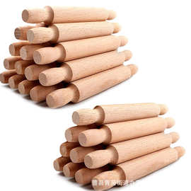 厂家直供家用木质擀面杖实木迷你小擀面杖儿童迷你饺子皮滚轴