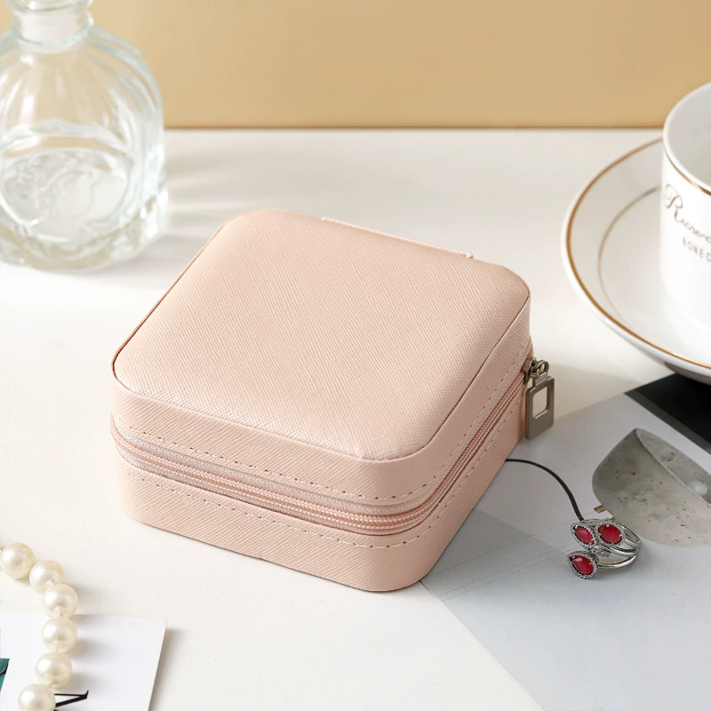 Storage Box Jewelry Box Portable Leather Jewelry from Yomiego