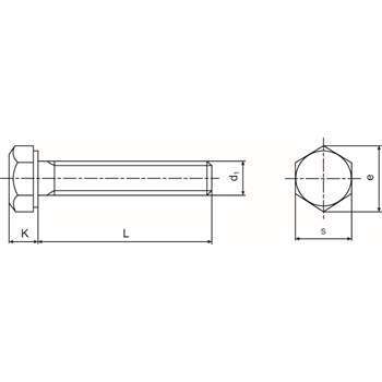 逸顾  外六角全牙螺栓  ISO4017 8.8级 蓝白锌 M14X80 11T8960『固安捷』