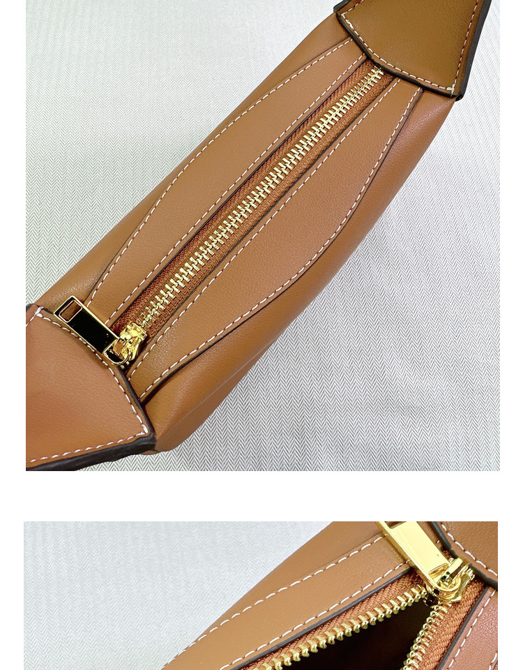 Pomlad in poletje 2024 Nova usnjena torba za cmoke Triumphal Arch Romy pod pazduho, ročna torba za čez ramo, majhna torba za čez ramo_voghion.com