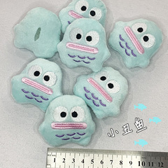 超萌えかわいいぬいぐるみの醜い魚diy児童靴帽服装バッグ髪飾りブローチアクセサリー部品