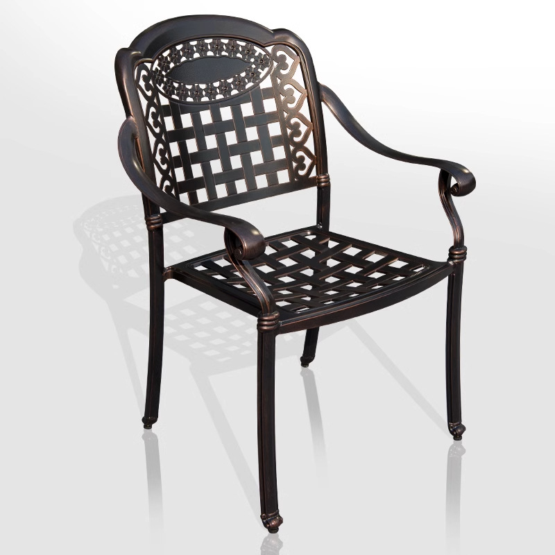 silla de caña al aire libre silla única silla pequeña patio al aire libre terraza impermeable al aire libre protección solar mesa y silla de caña doméstica