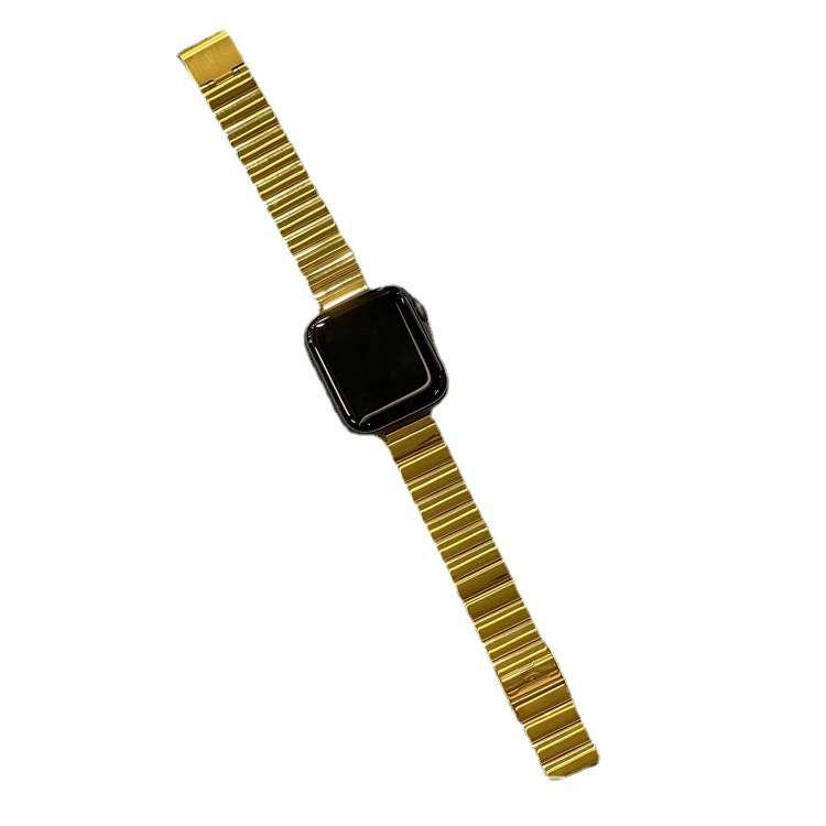 Apple, bamboo compatible watch strap stainless steel, metal accessories