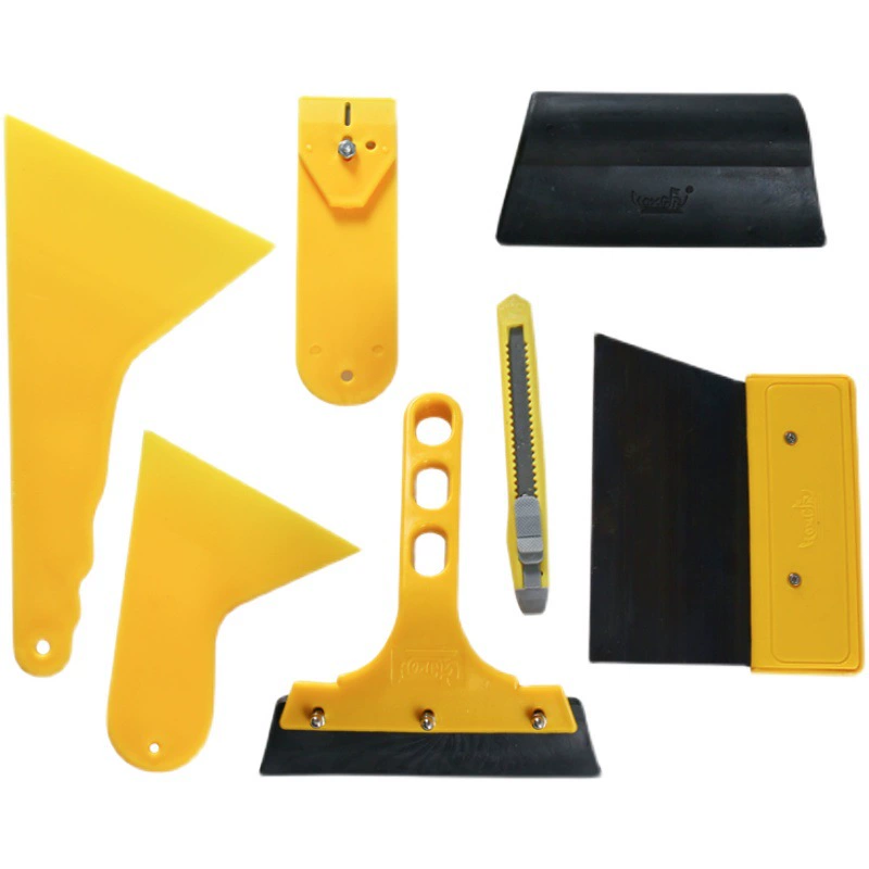 Скребок для пленки 7-компонентный автомобильный инструмент для пленки скребок для говяжьих сухожилий скребок для автомобильной одежды костюм скребок костюм