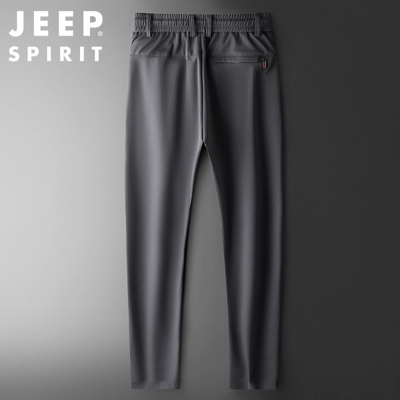 JEEP SPIRIT, новые эластичные повседневные брюки больших размеров на весну и осень, модные мужские спортивные повседневные длинные брюки 0303