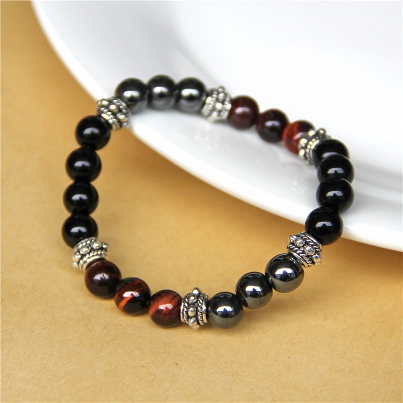 Simple Style Gradient Color Natural Stone Handmade Bracelets display picture 6