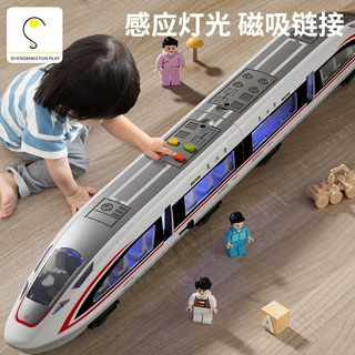 仿真动车模型高铁玩具小火车儿童复兴合金地铁列车汽车男孩3岁