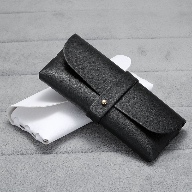 Soft Bag Glasses Box New Leather Glasses Box Handmade Fashion Glasses Box New Ring Buckle Sunglasses Box Sunglasses