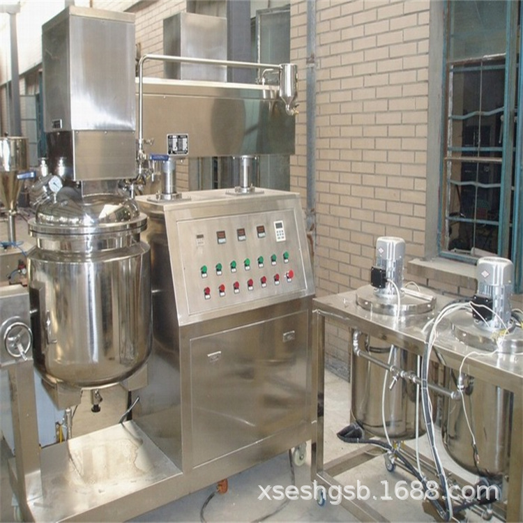 99成新50L500L真空均质乳化机 二手化妆品乳化机 高剪切乳化锅