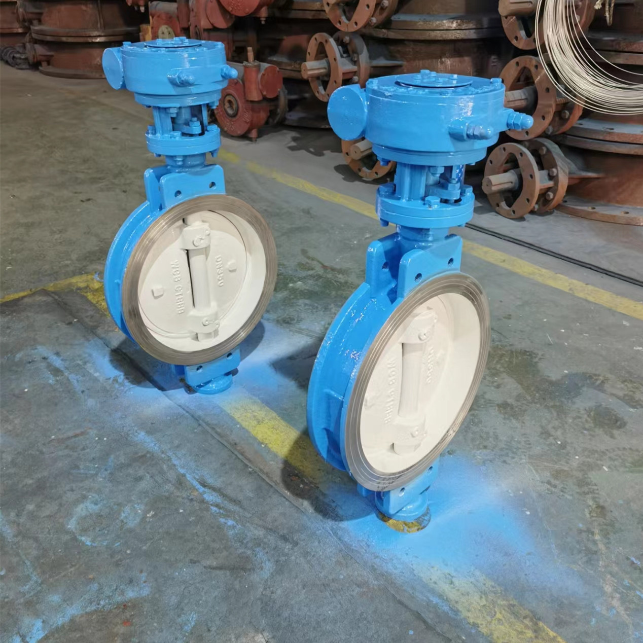 【厂家直销】硬密封三偏心对夹式蝶阀D373H-16C DN400 DN500