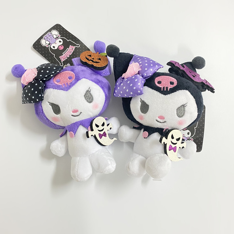 Little Devil Kuromi coolomi Halloween cute plush doll bag small pendant doll toy Little Devil Kuromi coolomi Halloween cute plush doll bag small pendant doll toy