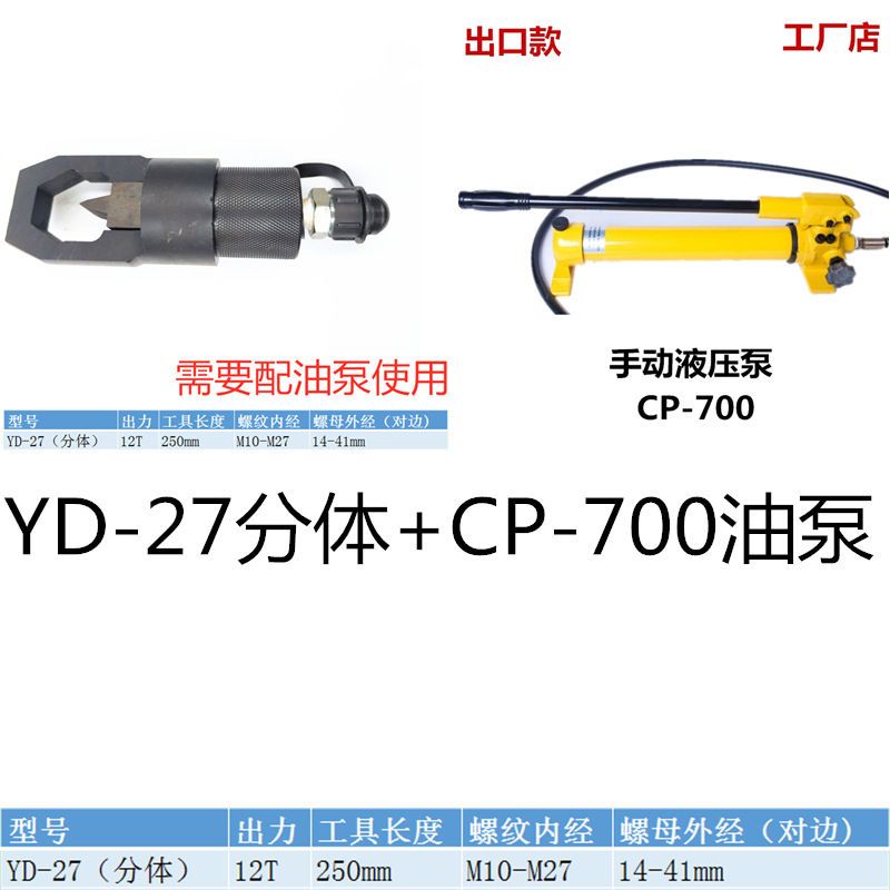 Cortador de Tuercas Hidráulico Eléctrico EC-2432 Recargable para Tuercas Oxidadas
