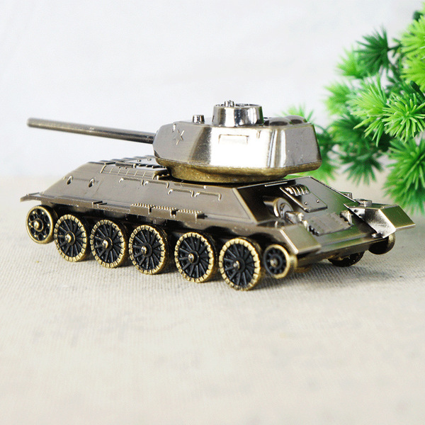 Brand wholesale alloy tank simulation with wheel model metal crafts…