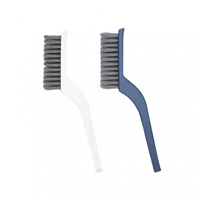 Household V-shaped bathroom brushes, bathroom sewer, no blind spots, cleaning gaps, brushes, two-in-one hard bristle brushes.