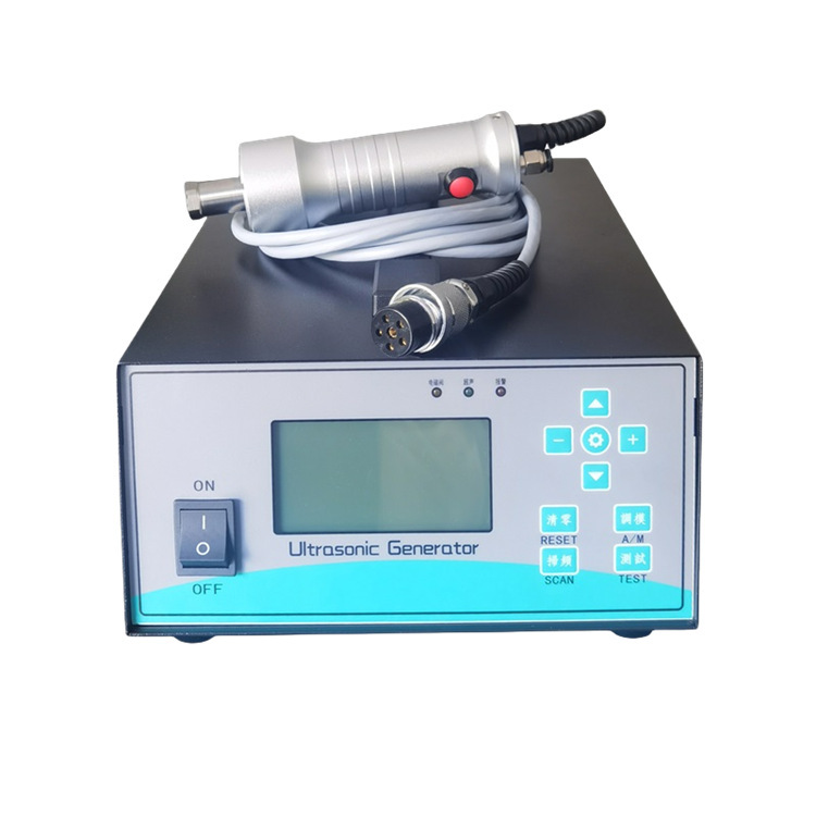 Handheld Ultrasonic Spot Welder 30K/35Khz Portable Mobile Ultrasonic Spot Welding Machine for Polyester Fabric Cutting