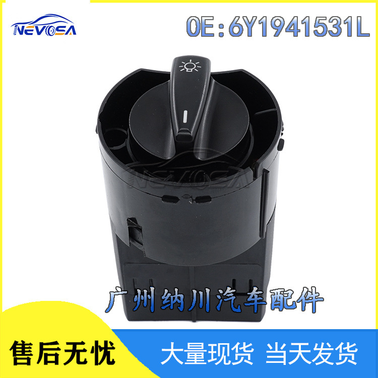 6Y1941531L for Volkswagen B5 headlight control switch car accessories car switch controller