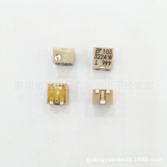 原装BOURNS 贴片多圈电位器3224W-1-104E 可调电阻贴片3224W 100K