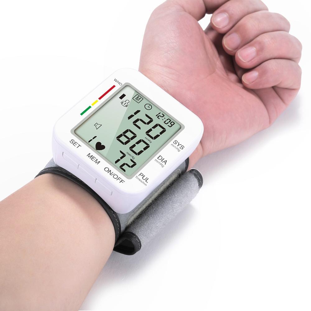 电子血压计家用手腕式英文款语音播报血压仪心率测量仪器跨境