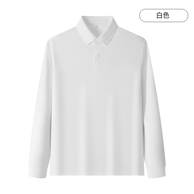 Hombres de camiseta de camiseta de polo de golf, ropa de trabajo, camiseta de polo de manga larga de alta gama personalizada