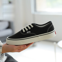 Spring new men's low-cut canvas shoes, trendy and versatile white shoes, Korean style breathable student sneakers for men and women