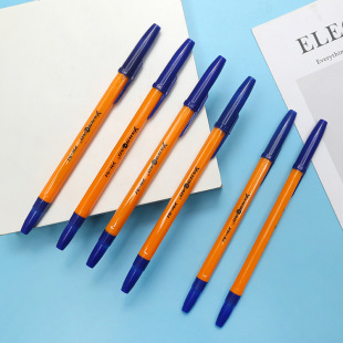 Factory direct supply yellow Rod 51 simple oily ballpoint pen multi-color refill optional writing smooth