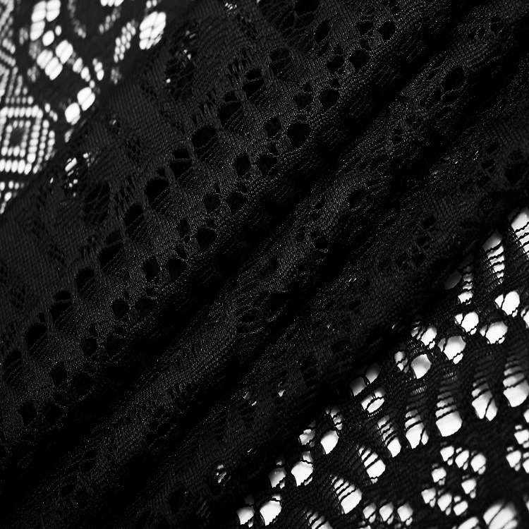 新品蕾丝面料 工厂蕾丝布 新款女装连衣裙面料 弹力蕾丝花边面料