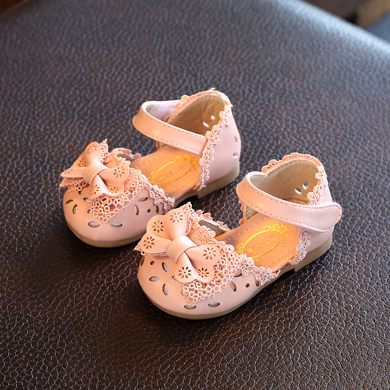 0-1-2-3岁小女孩鞋凉鞋春夏季 一周岁半女宝宝软底公主皮鞋女童鞋