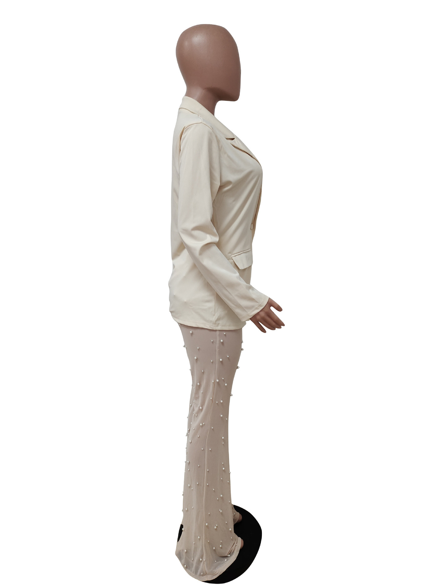 Damshorts set med mesh för höst och vinter_voghion.com