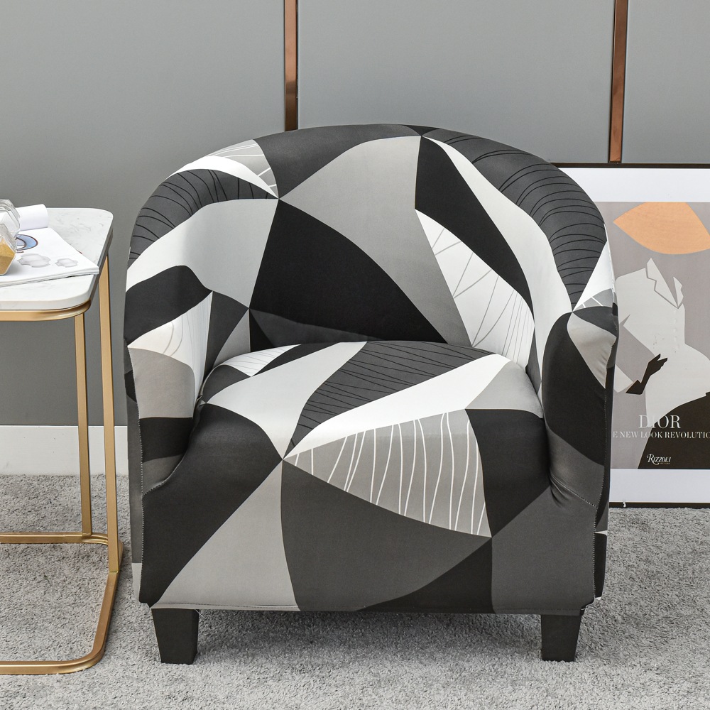 El Comercio exterior transfronterizo Silla de Bar cubierta semicírculo sofá cubierta transfronteriza sola bañera sofá cubierta