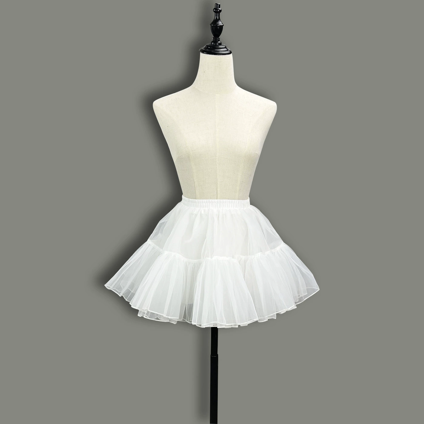 Cosplay boneless skirt support soft gauze skirt