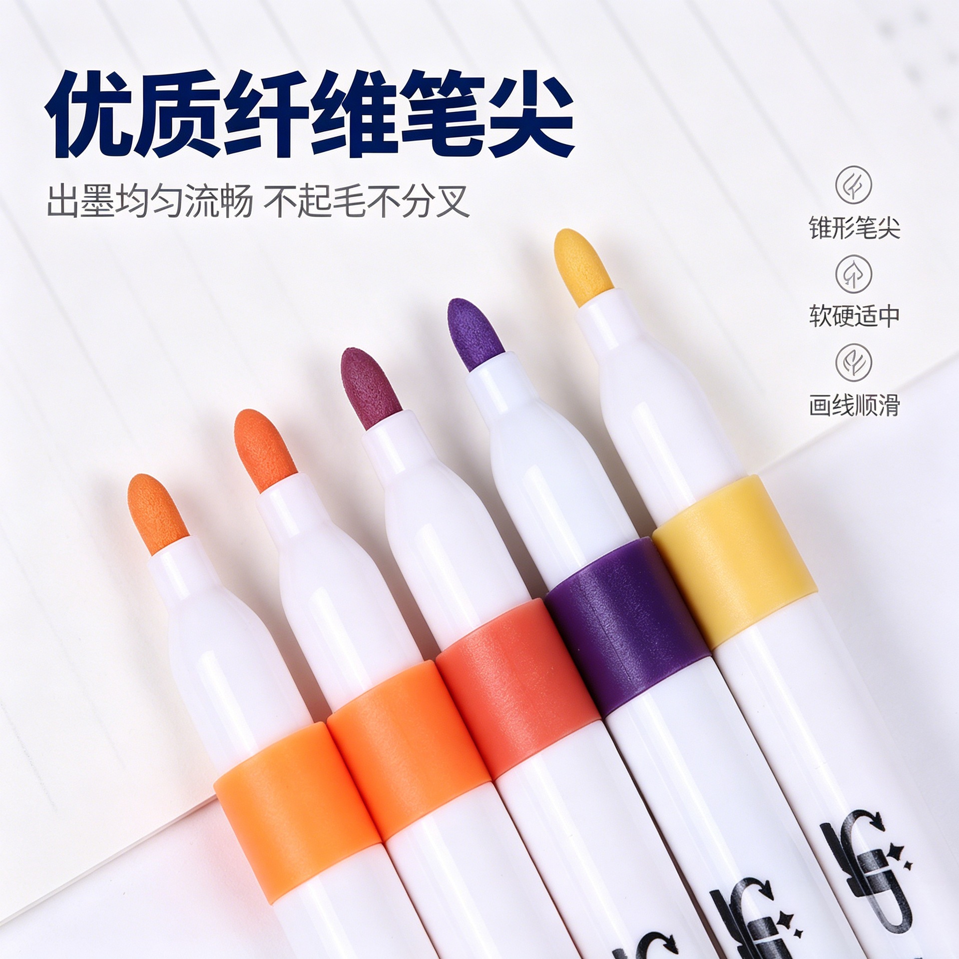现货丙烯马克笔套装 可叠色儿童绘画涂鸦 工厂直供丙烯马克笔袋装