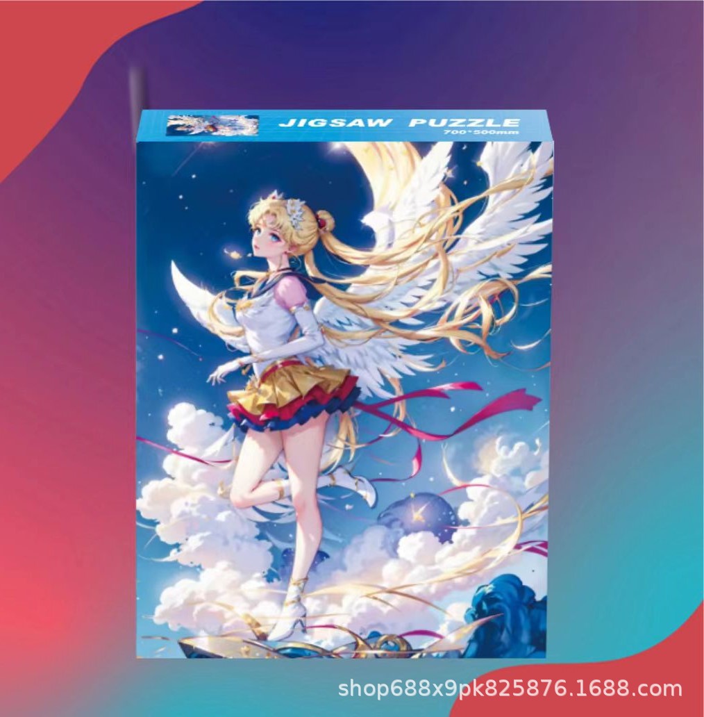 Rompecabezas 1000 piezas de papel de gran tamaño 70*50 cm lámpara de invierno con pegamento Juguetes educativos de descompresión para adultos al por mayor