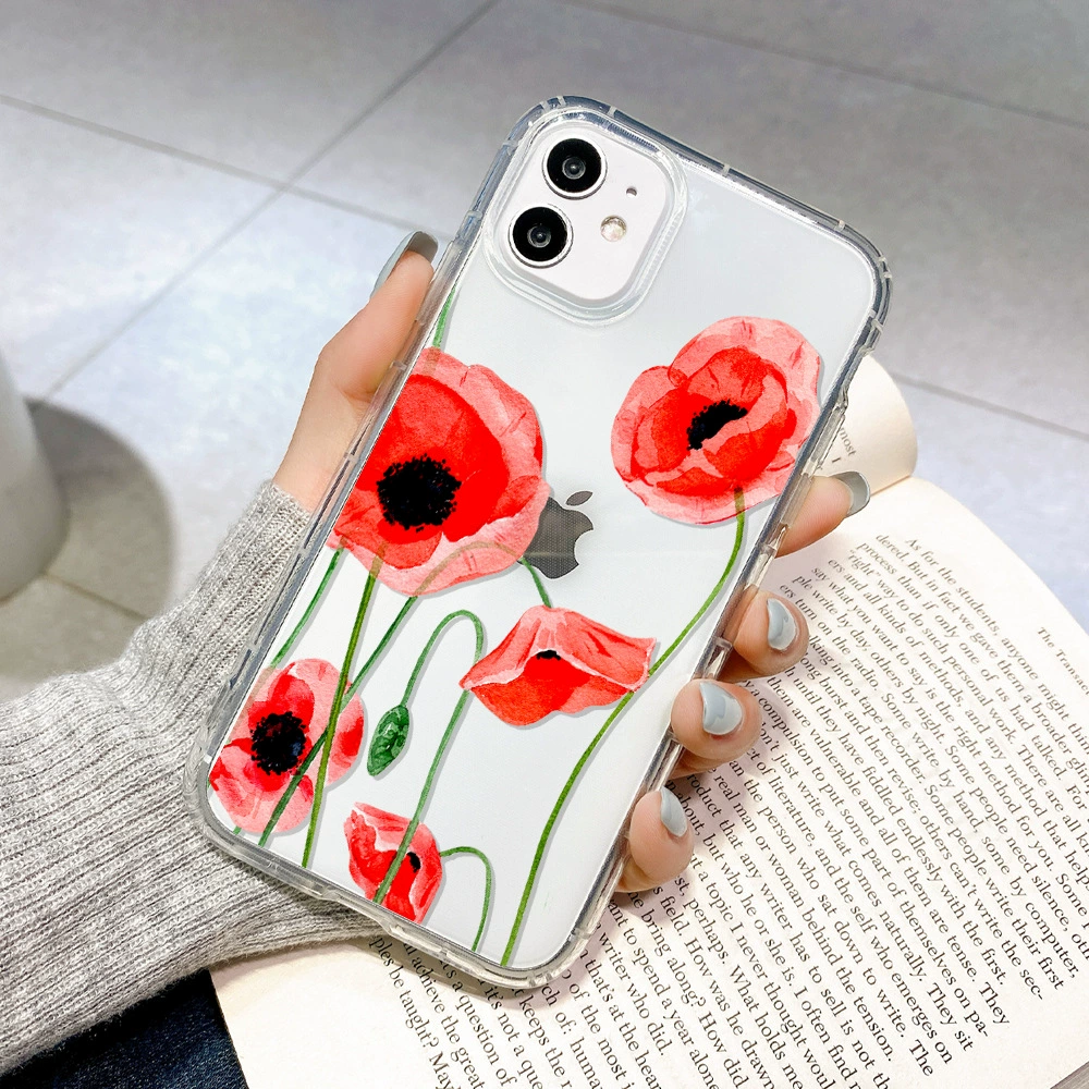 Apple, совместимый мягкий каблук, покрашенный iphone12 pro, защита от падений