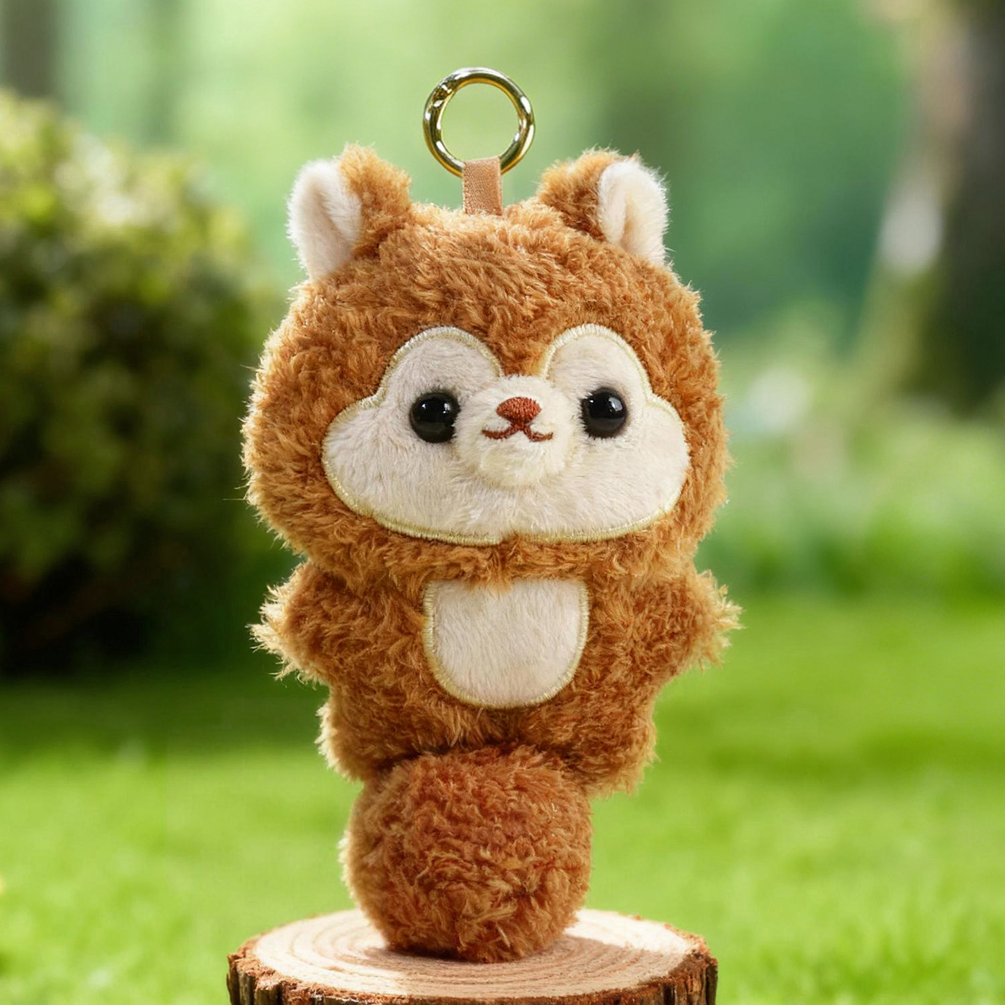 KOKI casa peluche colgante bolígrafo descomprimir muñeca pequeño llavero lindo ardilla regalo de estudiante bolsos creativos colgante