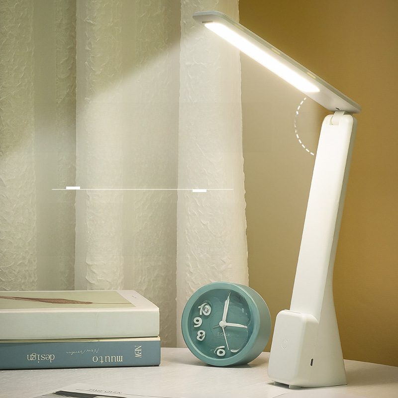 智能檯燈學生護眼led宿舍燈可充電兒童學習摺疊寢室臥室床頭夜燈