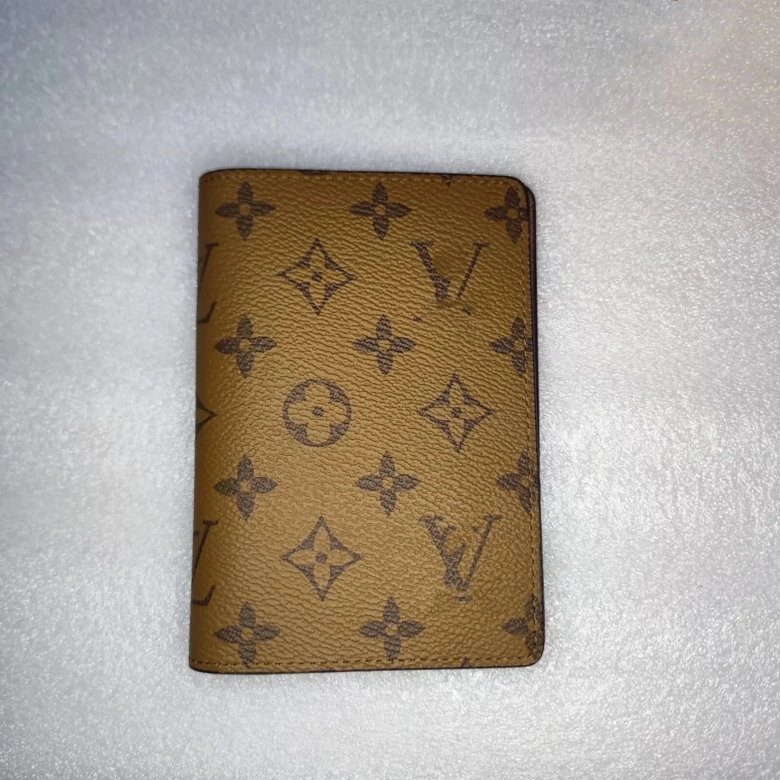 Louis Vuitton Passport Cover Monogram Reverse Brown