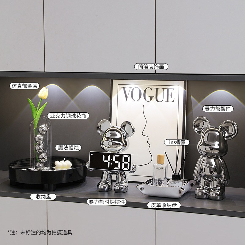 家庭用家具、玄関ホール、ワインキャビネット、高級装飾、モダンでシンプルなソフトデコレーション、軽くて豪華なリビングルームのサイドボード、マッチングセット|undefined