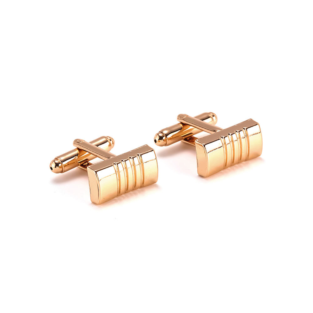 Direct Sales From The Manufacturer: New European American Geometric Men's Cylindrical Bar Cufflinks, French Simple And_voghion.com